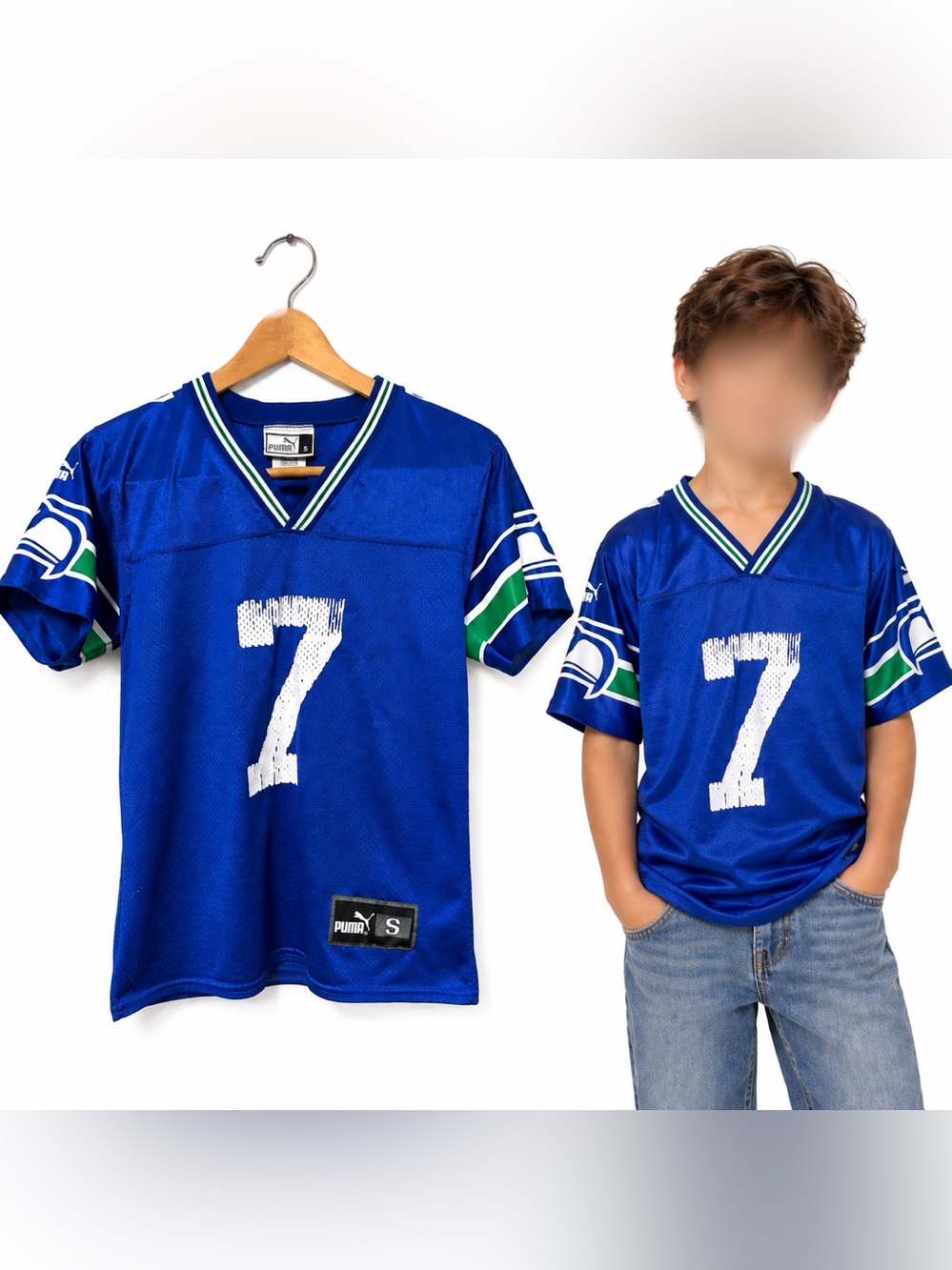 Puma Seattle Seahawks #7 Jon Kitna Jersey Youth Size Small